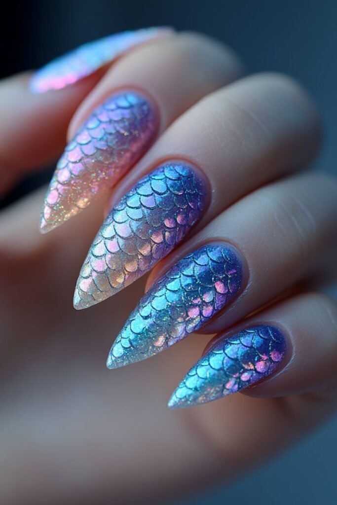  Mermaid Scale Nails