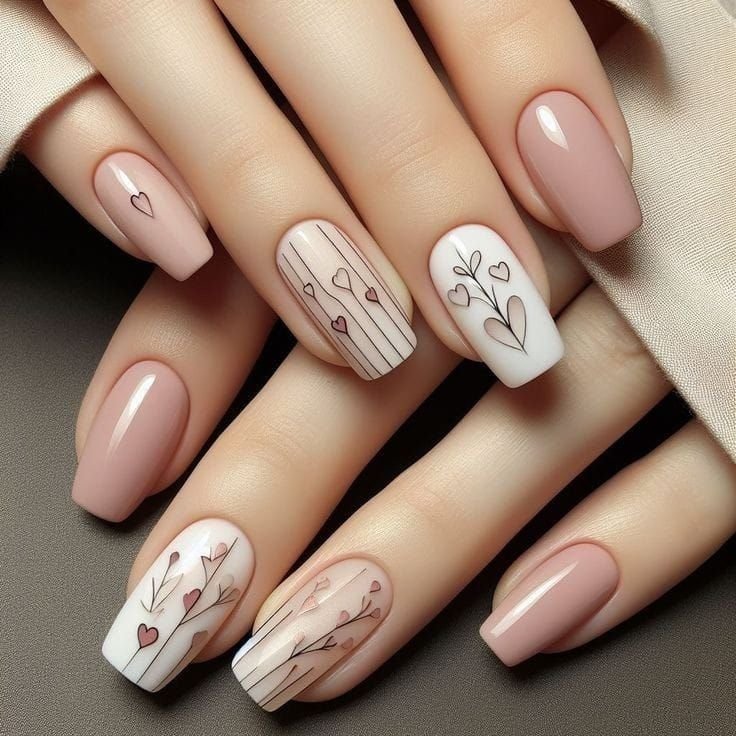  Beach Waves Nail Design