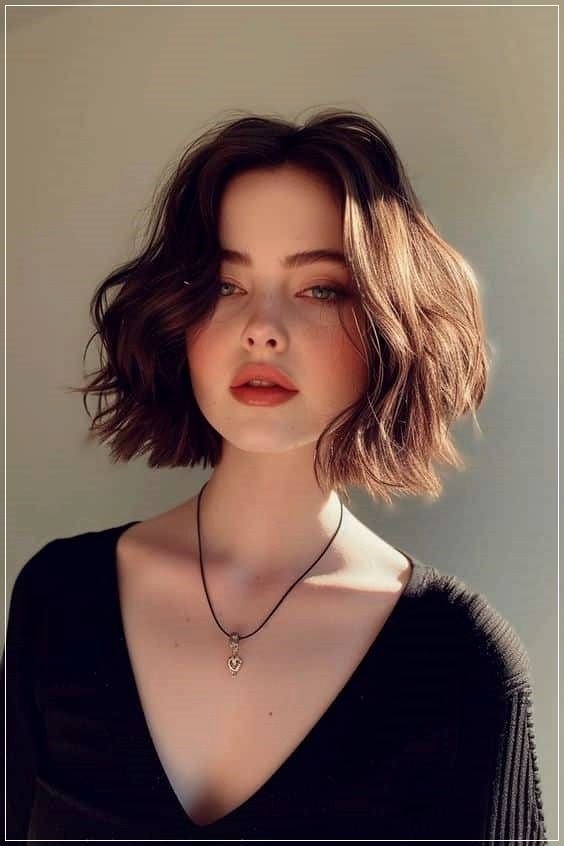  Chin-Length Wavy Cut