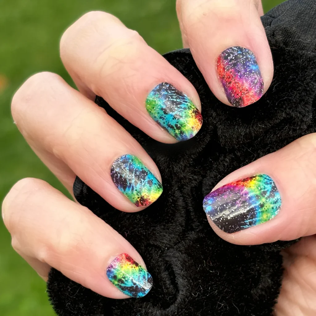 Tie-Dye Nails