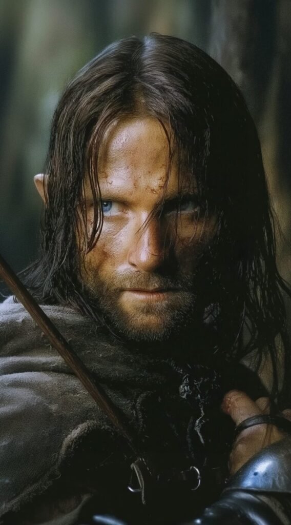 Aragorn-Inspired Mid-Length Messy Layers