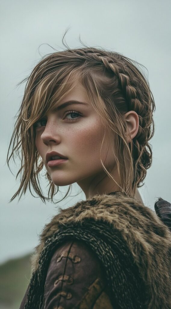 Braided Crown Bob