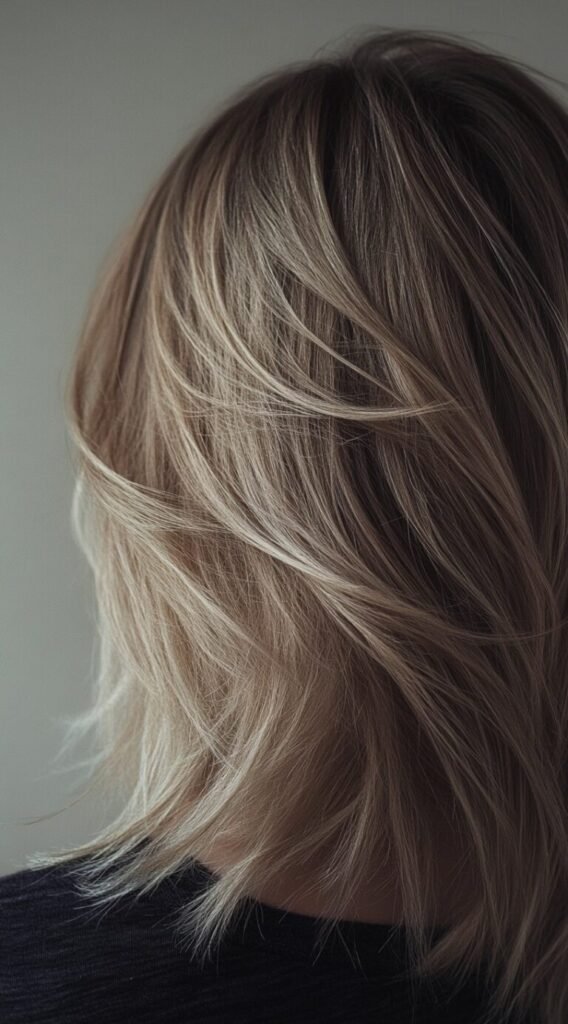 Cool Beige Blonde Layers