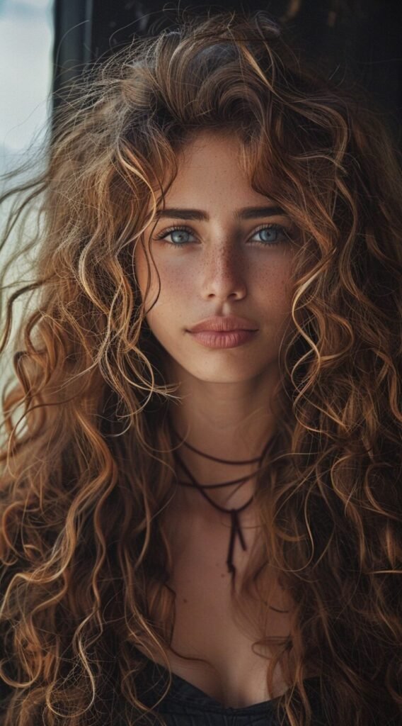 Curly Layers with Natural Texture