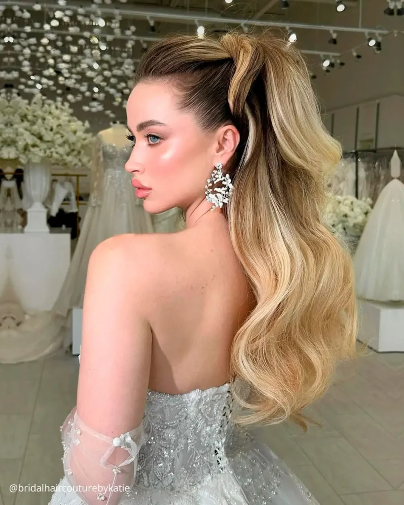 Messy Half-Up Style