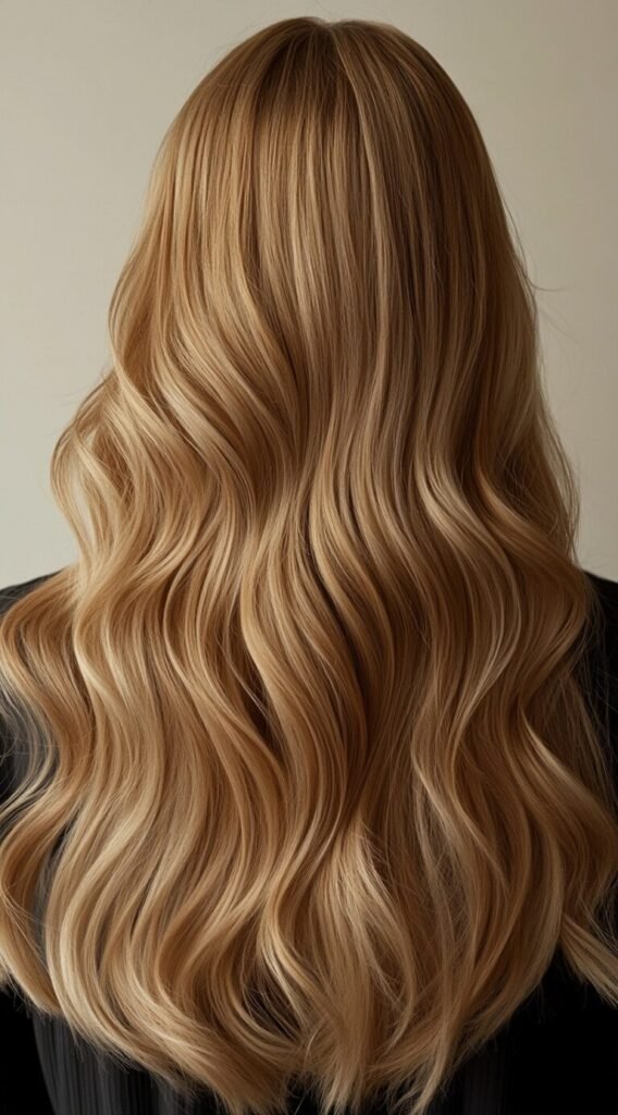 Honey Blonde Balayage for Volume
