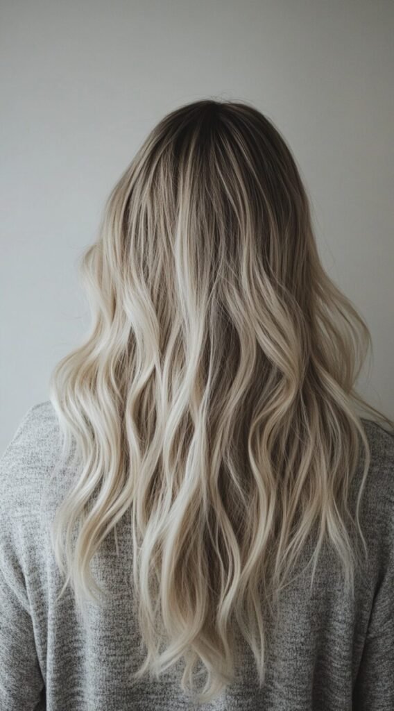 Icy Platinum Highlights with Edge