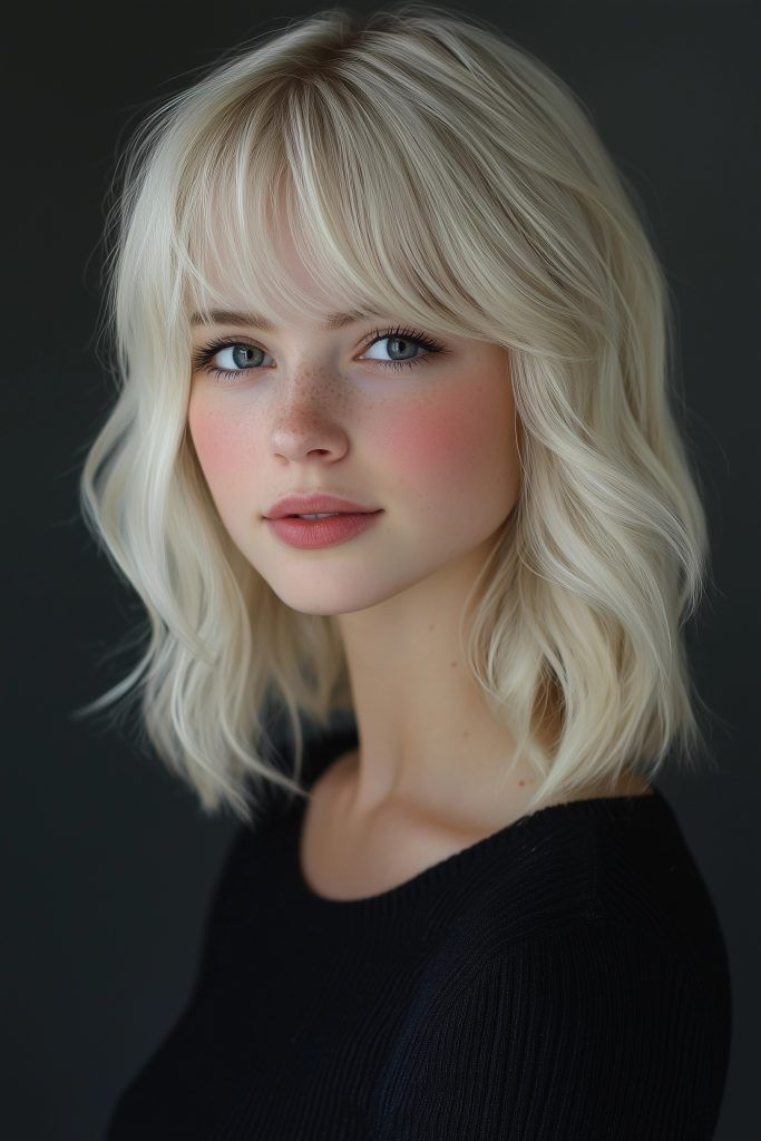 Choppy Bangs for an Edgy Statement