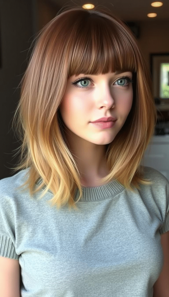 Sleek Straight Bangs Hiding One Eye