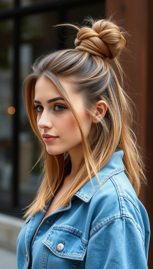 Half-Up Top Knot
