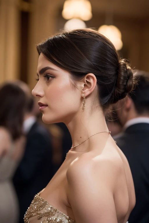  Low Bun with Face-Framing Pieces