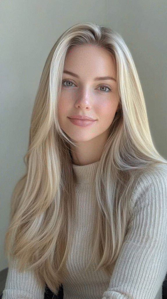 Creamy Blonde Highlights