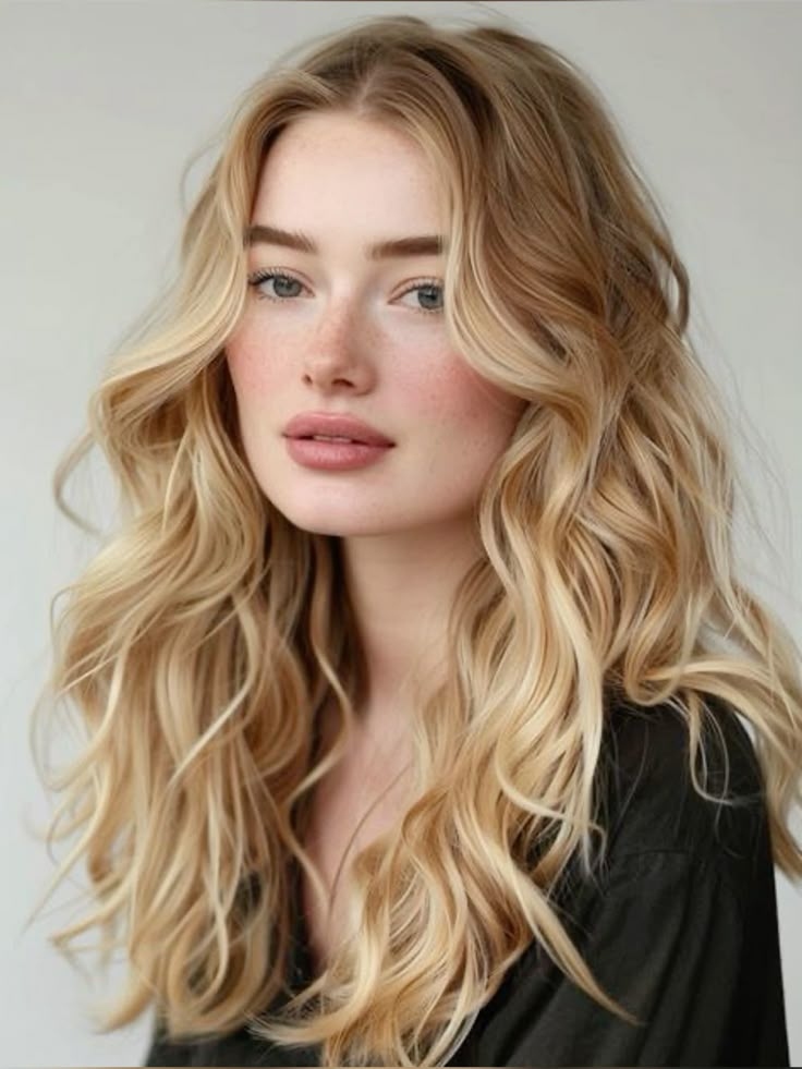 Golden Honey Blonde Waves