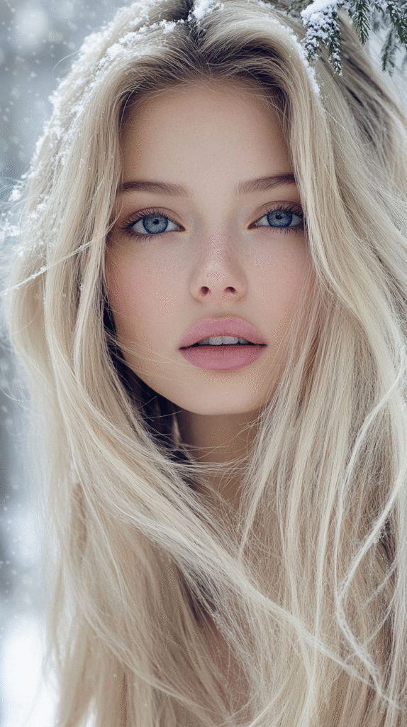 Beige Blonde with Ash Lowlights