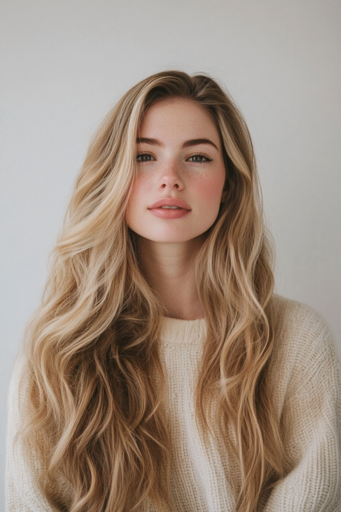 Soft Golden Blonde with Warm Undertones