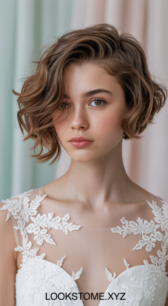Retro Finger Waves on Tapered Pixie