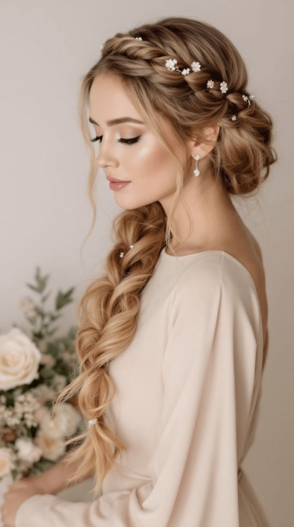 Romantic Messy Braids