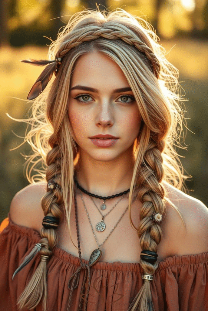  Bohemian Braid Crown