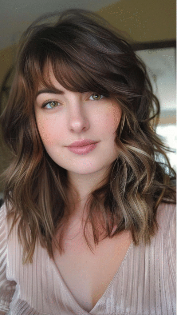 Classic Side-Swept Bangs