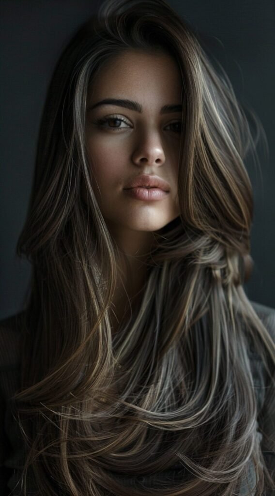 Layered Waves with Side Part