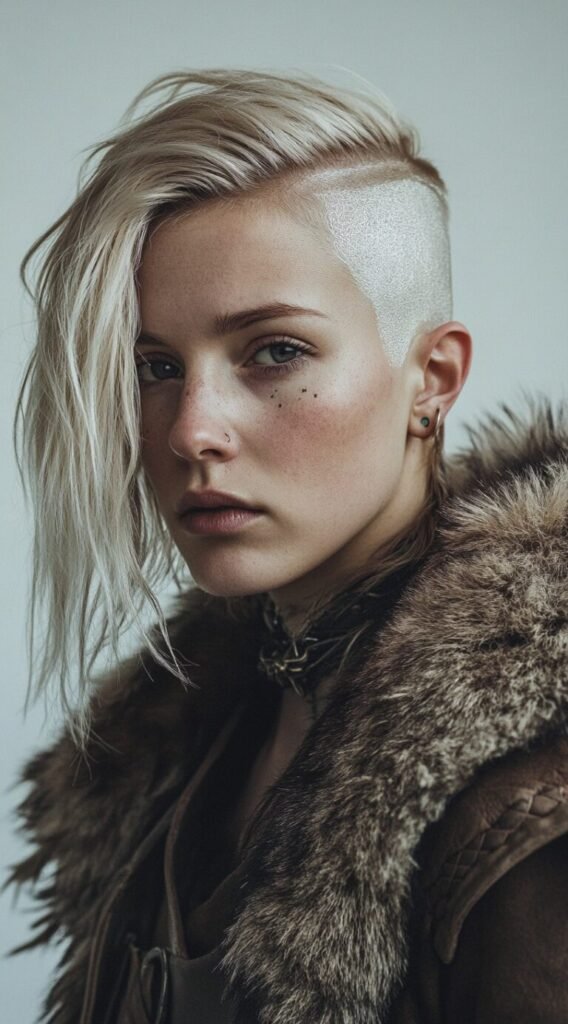 One-Side Shaved Bob