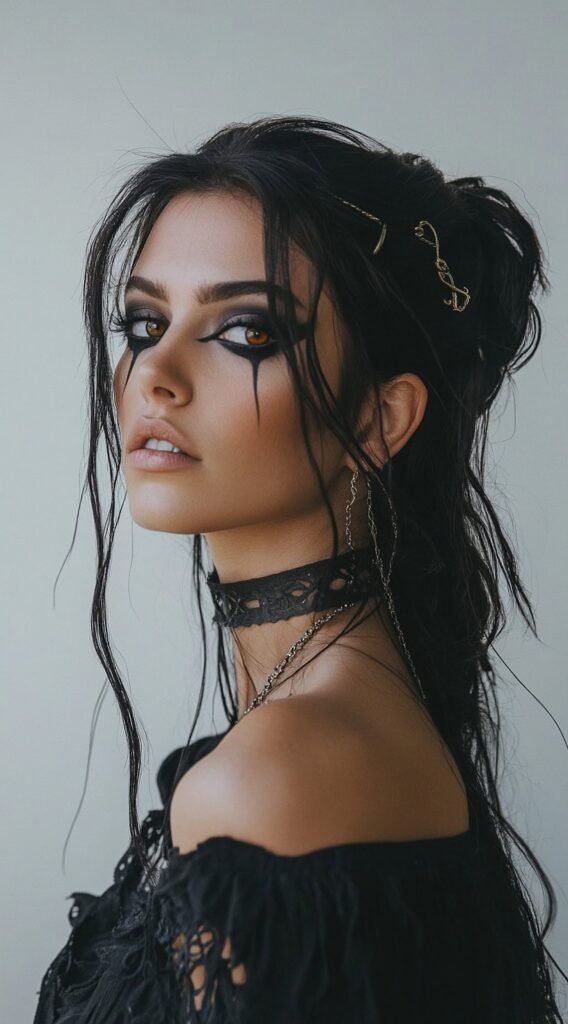 Pirate Rebel – Half-Up with Face-Framing Pieces