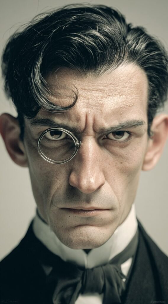 Sinister Butler Side-Part with Sculpted Wave