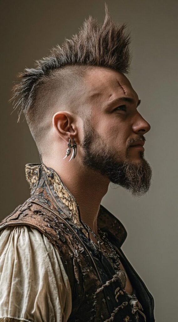 Spiked-Up Mohawk