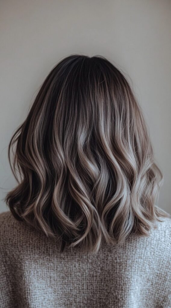 Subtle Mushroom Blonde Balayage