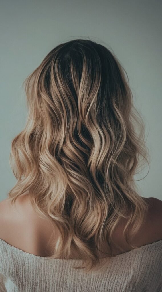 Sun-Kissed Blonde for Natural Waves