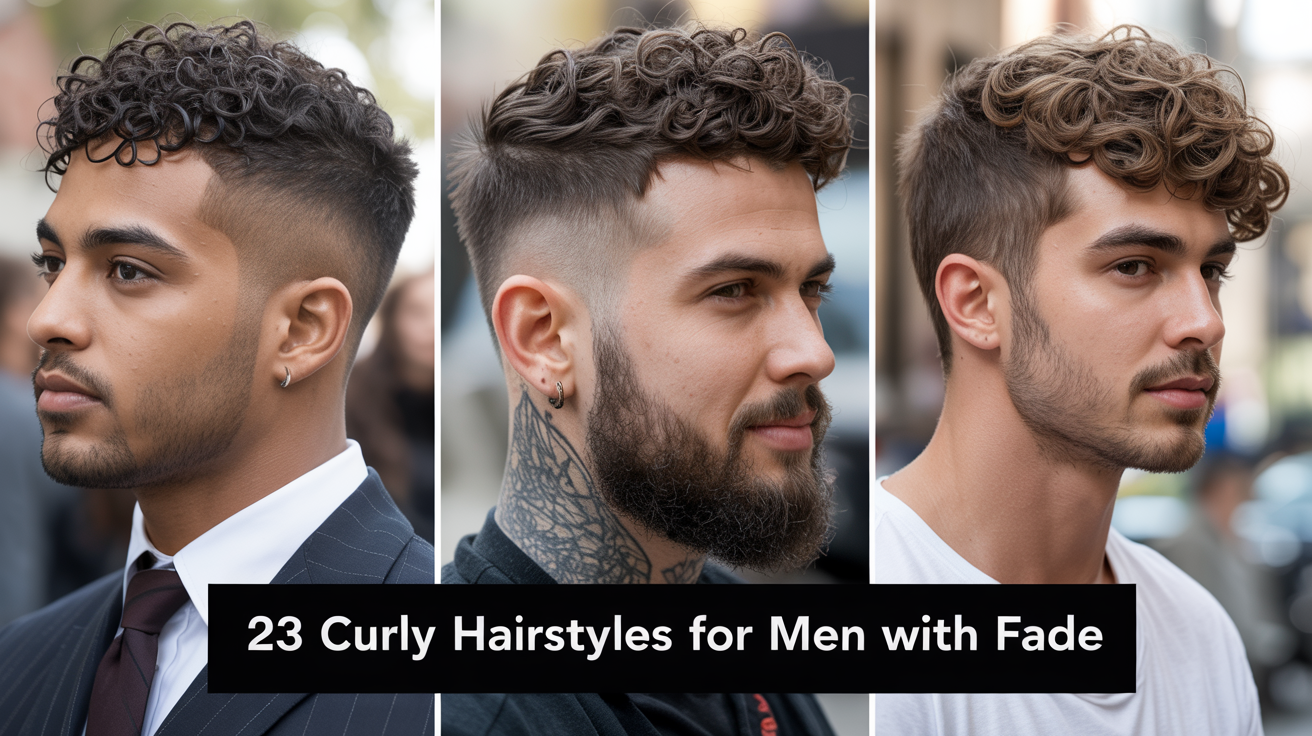 23 Curly Hairstyles for Men with Fade: Bold and Stylish Ideas for Every Curl Type
