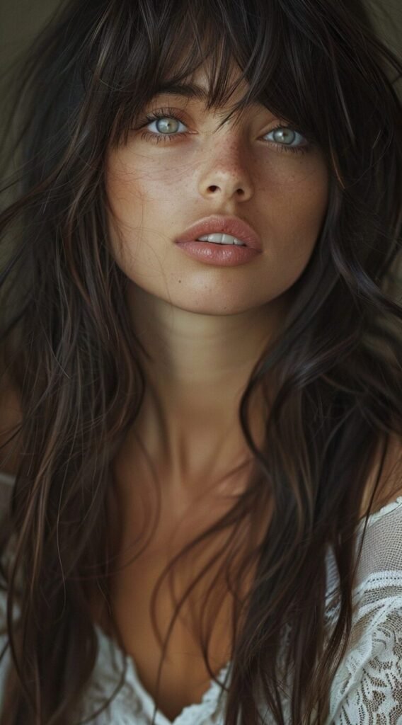 Tousled Layers with Wispy Bangs