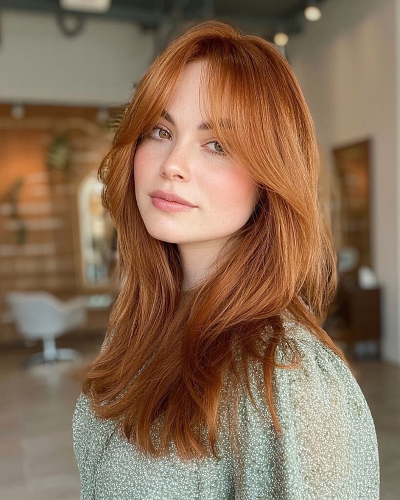 Wispy Curtain Bangs