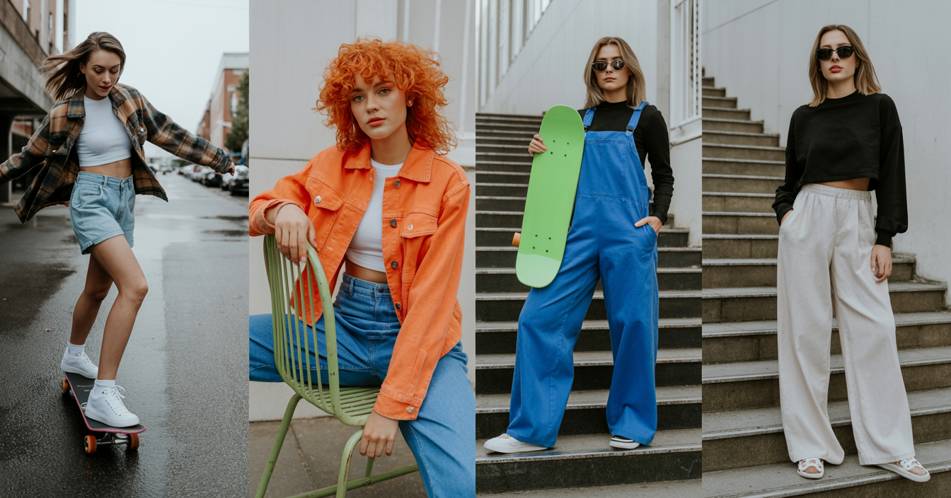 30 Skate Outfit Ideas For Women: Stylish & Comfortable Looks to Rock the Skate Park