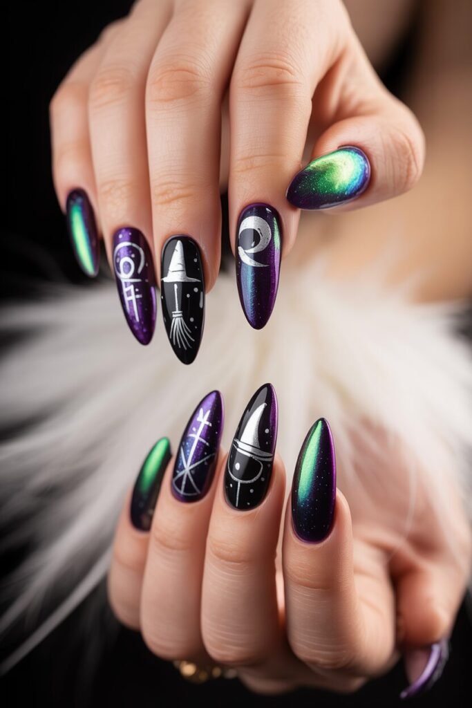 Witch-Themed Nails