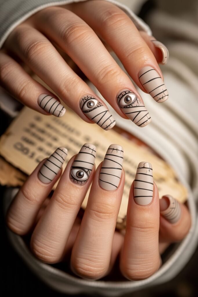 Mummy Nail Designs