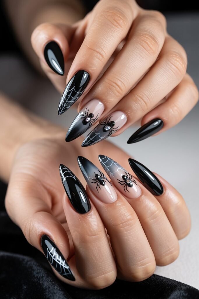 Spider Web Nails