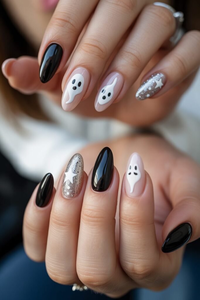 Ghost Nail Art