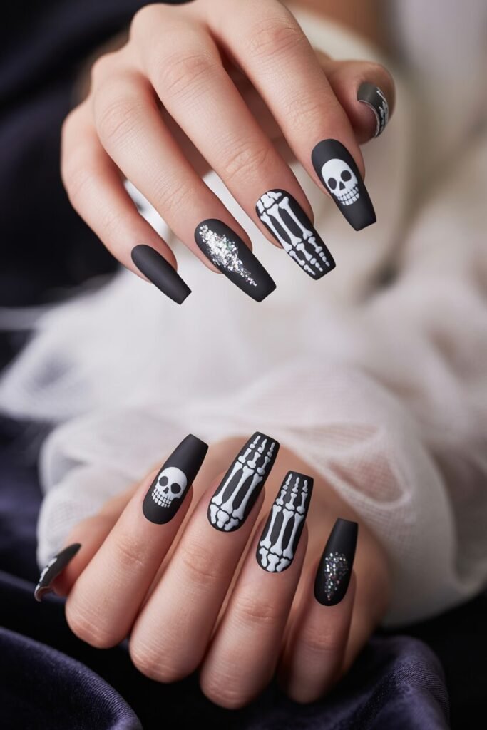 Skeleton Nails