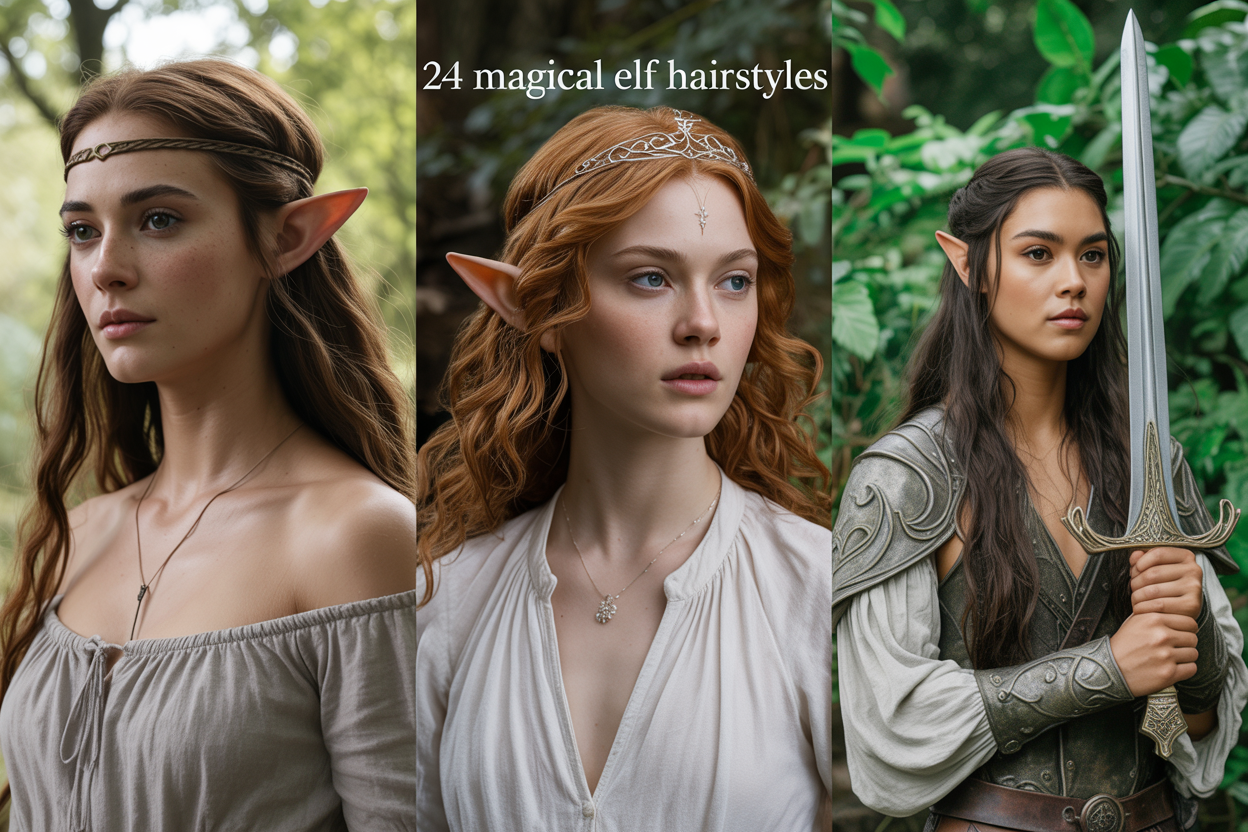 24 Magical Elf Hairstyles: Ethereal Ideas to Enchant Your Halloween Look