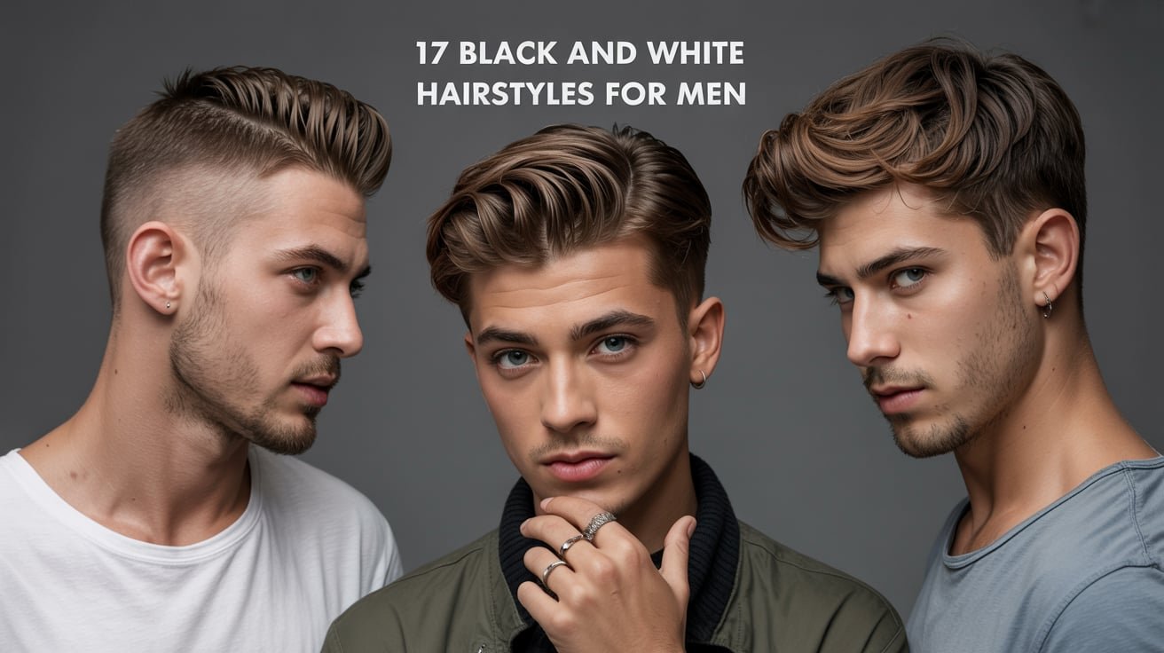 17 Black and White Hairstyles for Men: Stand Out with These Trendy Ideas