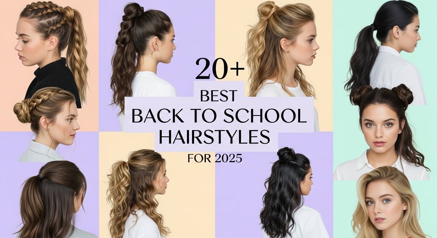20+ Best Back to School Hairstyles for 2025 (Cute, Easy & Trendy)