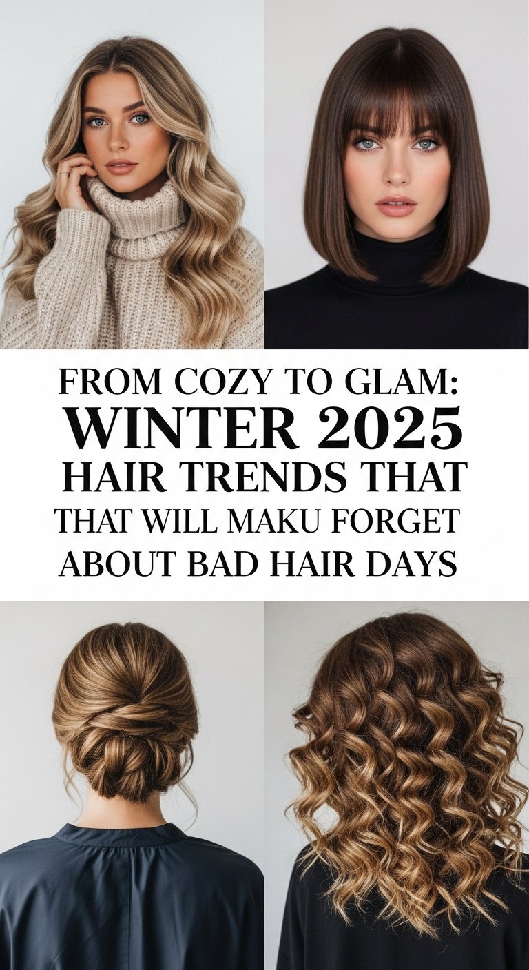 17 Best Winter Hairstyles for 2025 (Cozy, Chic & Totally On-Trend)